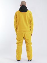 Men's Slope Star Yellow One Picece Snowboard Ski Suits
